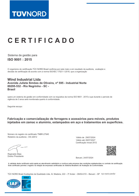 Certificação ISO 9001